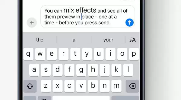 苹果 iOS 18 为 "信息" 添加快速访问文本效果插图2