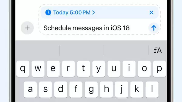 如何在 iOS 18 中使用 iMessage 的 "稍后发送"插图