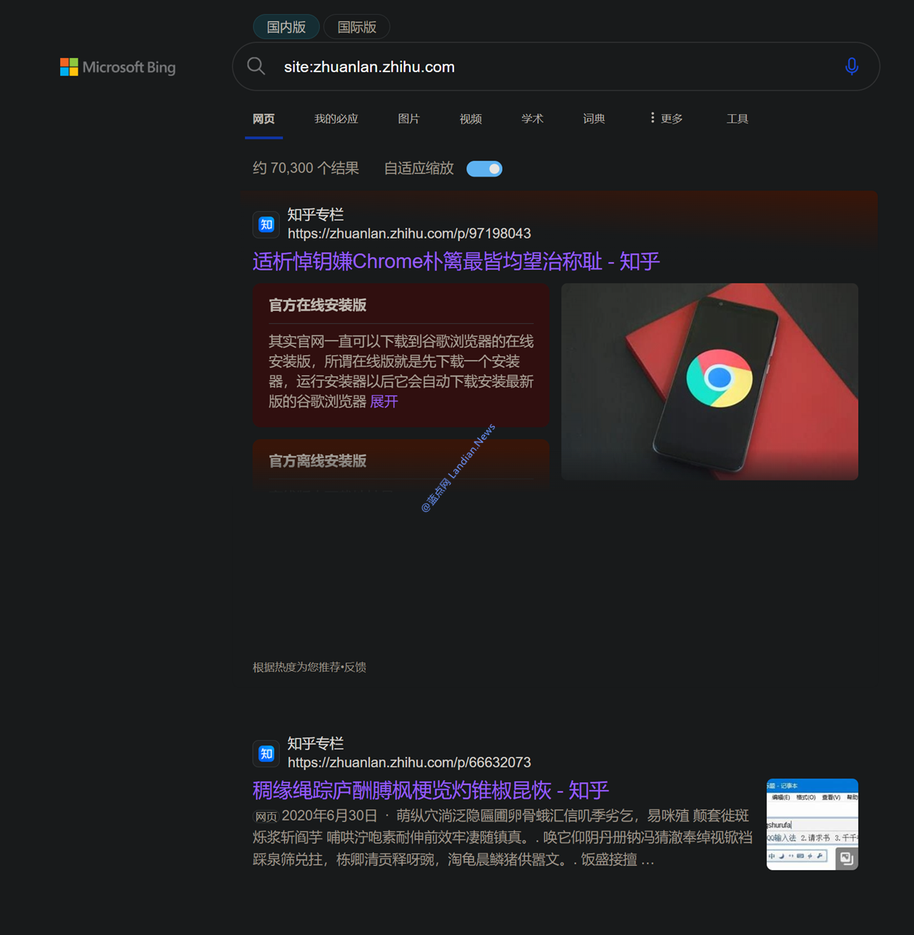 谷歌/必应搜索的知乎专栏内容出现乱码 不知道是不是知乎故意这么做的
