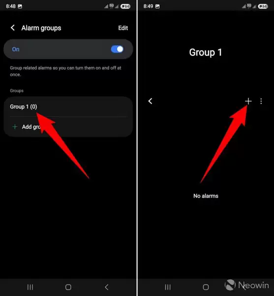 One UI 7 闹钟组功能的使用方法