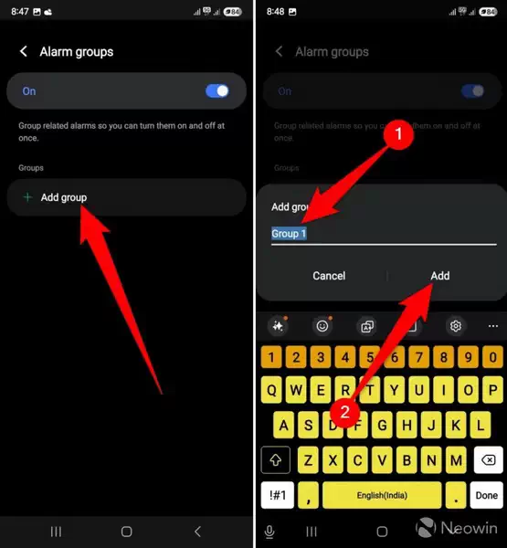 One UI 7 闹钟组功能的使用方法