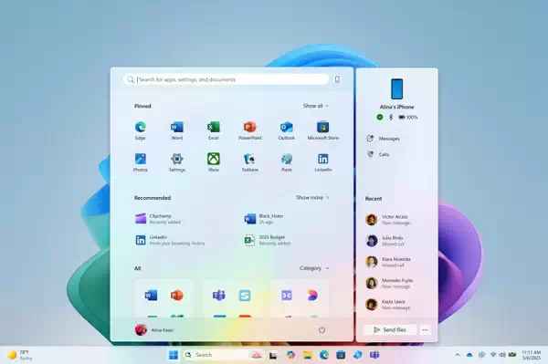 Windows 11 重新设计了 “开始菜单”、记事本中的文本格式等功能
