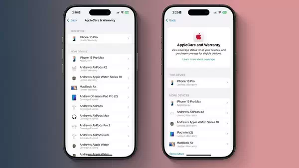 Apple 更新了 iPhone 上的“设置”应用程序