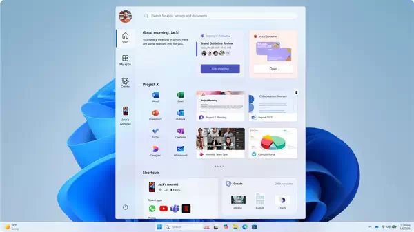 Windows 11 采用全新的 “开始菜单“ 原型内容曝光
