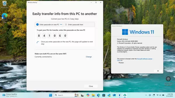 微软希望通过新的本地应用让 Windows 11 备份、迁移和传输变得更容易