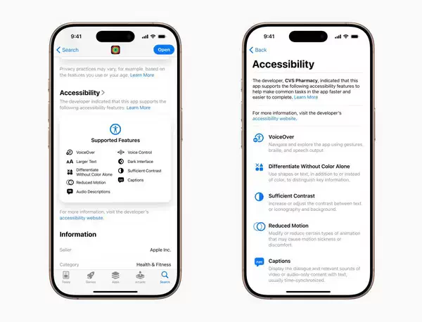 苹果公司宣布为 iPhone、Mac、Apple Watch 等产品新增无障碍功能