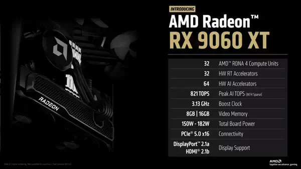 AMD 推出 9060 XT：最高可配备 16GB VRAM
