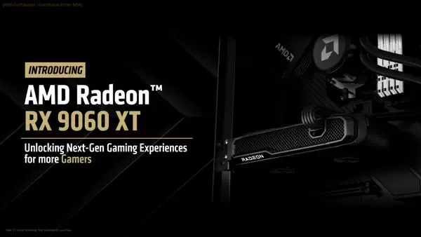 AMD 推出 9060 XT：最高可配备 16GB VRAM