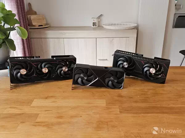 AMD RX 9070 AI 跑分评测对比 9070 XT、7800 XT、英伟达 RTX 5070、4070