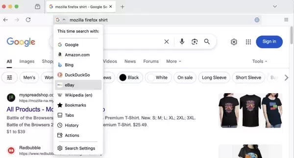 Mozilla 分享新改版的 Firefox 地址栏和搜索改进的详细信息