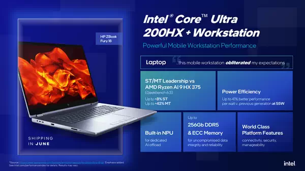 英特尔发布入门级 “Core Ultra 200”  CPU
