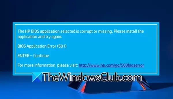 教程：HP Windows 电脑 BIOS 错误 500 或 501 的解决办法