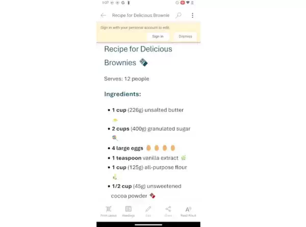 微软终于为 Android 版 Office 应用新增了匿名文件共享功能