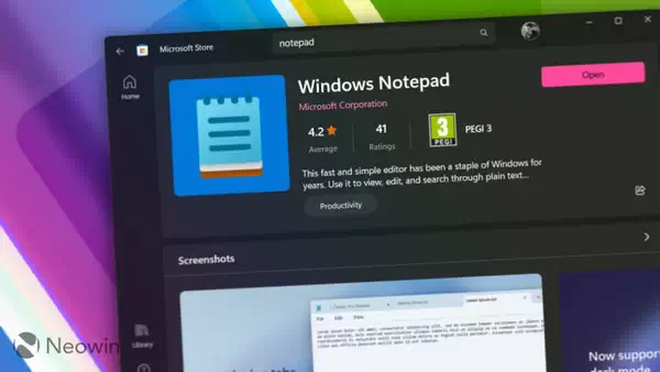 微软更新了 Windows 11 内测版的记事本：支持格式化文本
