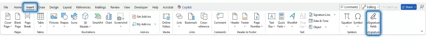 Microsoft 365 Word 开始支持 SharePoint 电子签名功能