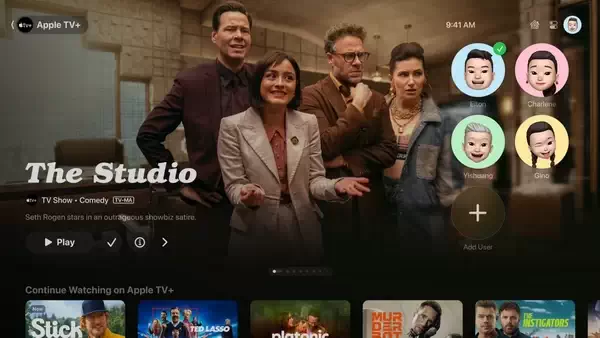 苹果发布 tvOS 26：带有卡拉 OK 模式、更新的配置文件切换器、“液态玻璃” 设计等功能