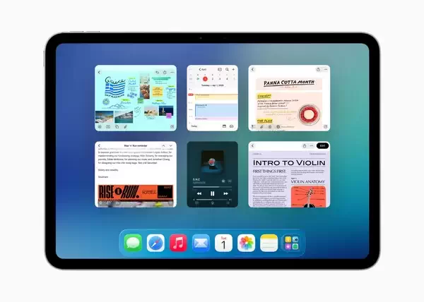 iPadOS 26 正式发布：改进了窗口、菜单栏和 “液态玻璃” UI 设计等功能