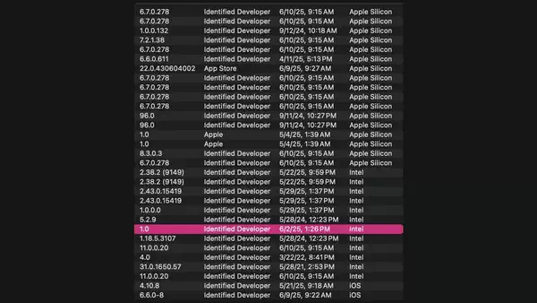 如何检查 Mac 应用程序是英特尔代码还是 Apple Silicon 代码