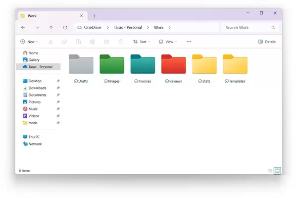 教程：如何更改 OneDrive 中文件夹的颜色